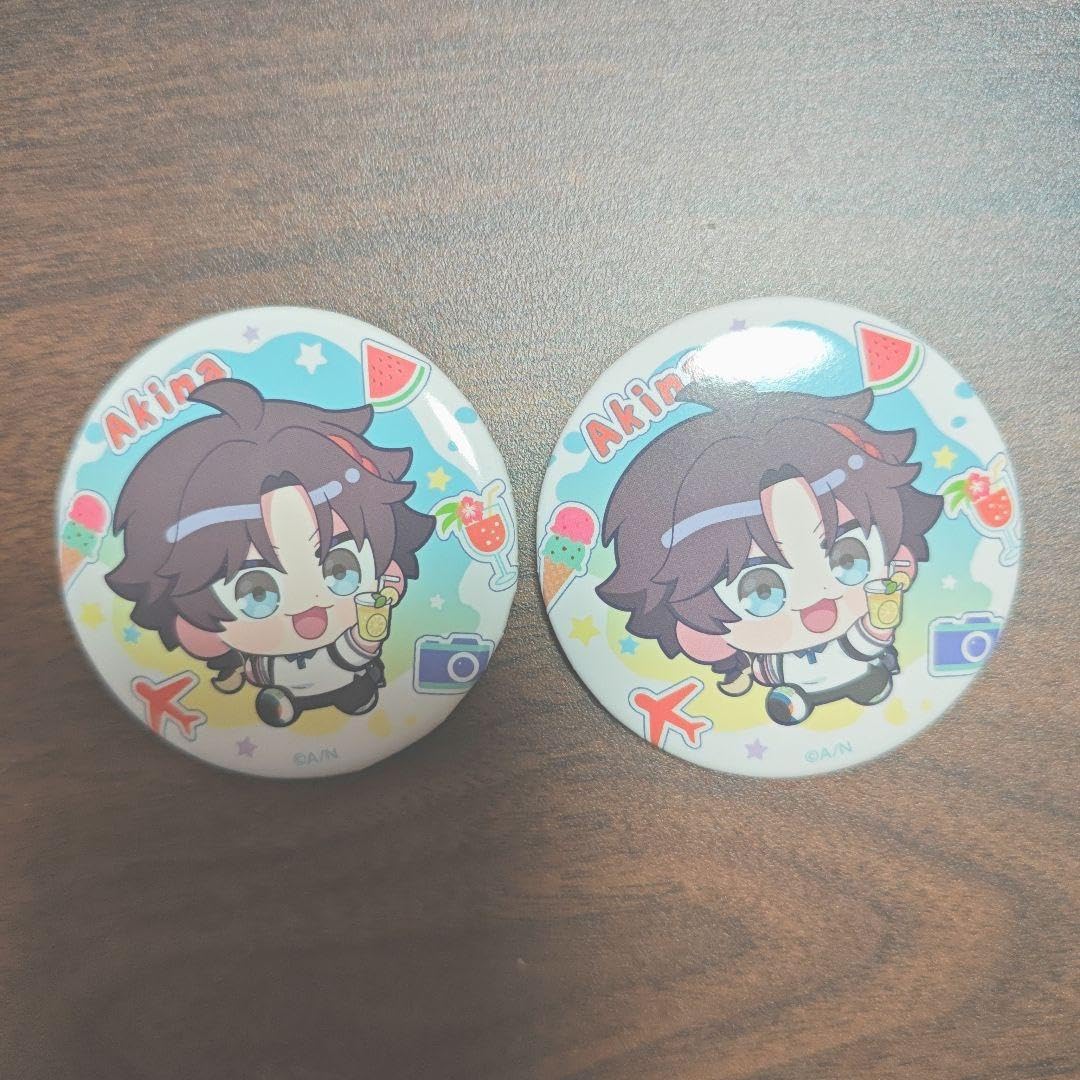 Amazon.co.jp: 七次元生徒会 まねきねこコラボ 三枝明那 バッジ